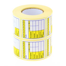 Etiquetas Pré-impressas CONGELAÇÃO 40x46mm 2x5001000un