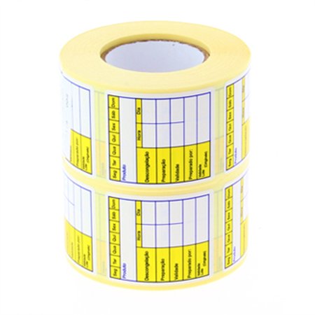 Etiquetas Pré-impressas CONGELAÇÃO 40x46mm 2x5001000un