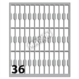Etiquetas Jóias 46x8mm 10Fls Cod 30 Markin 360un