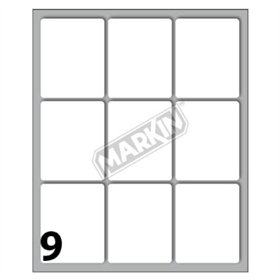 Etiquetas 046x037mm 10Fls A5 Cod 35 Markin 90un