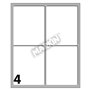Etiquetas 070x056mm 10Fls A5 Cod 47 Markin 40un