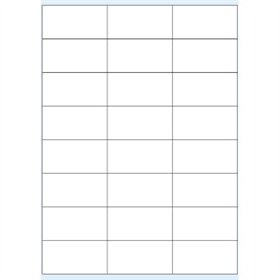 Etiquetas 070x036mm 100Fls A4 Transparente Markin 2400un