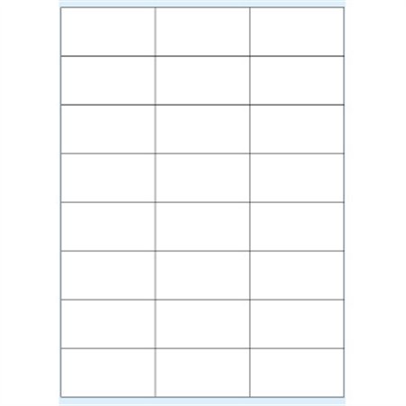 Etiquetas 070x036mm 100Fls A4 Transparente Markin 2400un