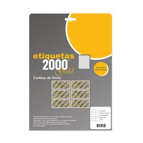 Cartões Visita 86x54mm 210g InkJet 10Fls Marmoreado 100un