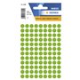 Etiquetas Redondas 08mm Verde Fluorescente Herma1848 540un