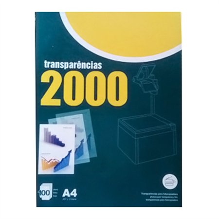 Transparências Copier A4 100Fls