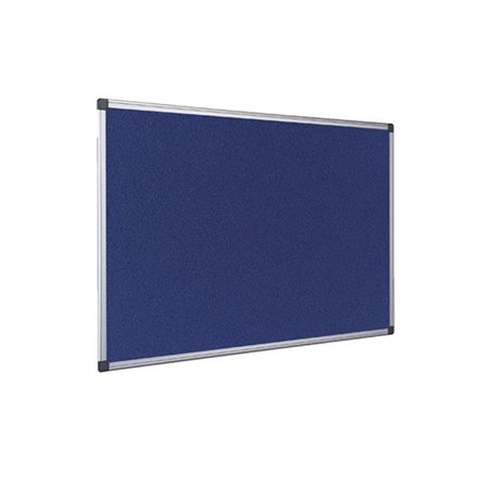 Quadro Feltro Moldura Alumínio 90x120cm Azul FA0543170