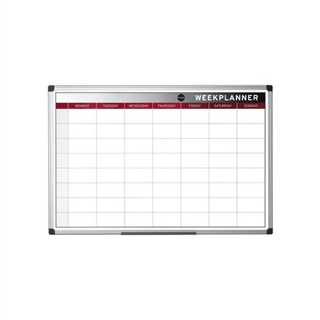 Quadro Branco 60x45cm Magnético Plano Semanal GA0233170