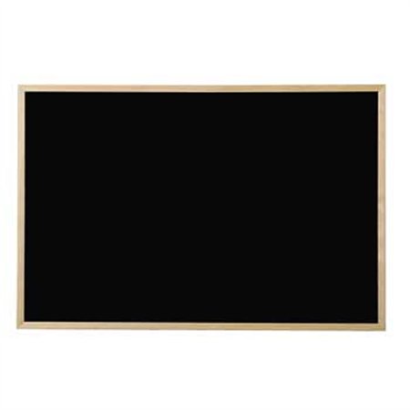 Quadro de Giz Preto Moldura Madeira 40x30cm