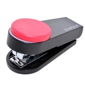 Agrafador Mini Nº10 12 Folhas Max 10XS Rosa