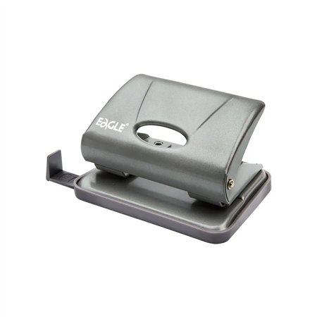 Furador 15 Folhas Eagle com guia Prata