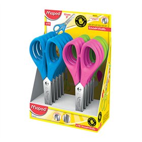 Tesoura 13cm Maped Pontas Redondas para Esquerdinos 1un