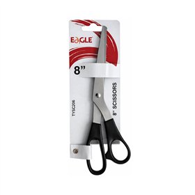 Tesoura 21cm Eagle Preto
