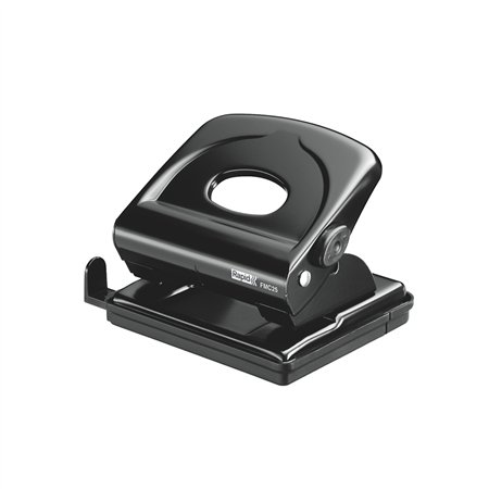 Furador 25 Folhas Rapid FMC25 Fashion Preto Metalizado