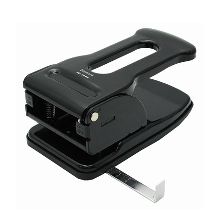 Furador 70 Folhas com guia Preto