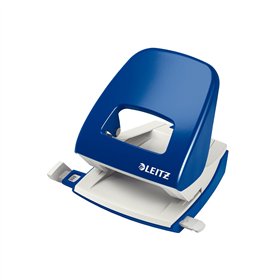 Furador 25 Folhas Leitz 5008 2.5mm c/Regua Azul