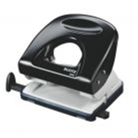 Furador 25 Folhas Leitz 5008 2.5mm c/Regua Preto