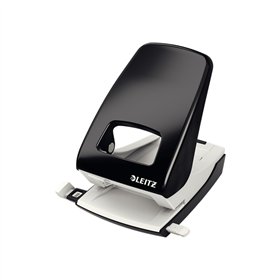 Furador 40 Folhas Leitz 5138 4mm c/Regua Preto