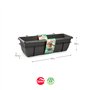 Floreira Varanda Suporte Antracite 28x60x19,5cm 1un