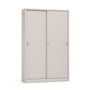 Armário Portas Correr 3 Prateleiras 1200x420x1540 Branco