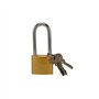 Cadeado 38x85mm Dourado Argola Extra Alta com Chaves