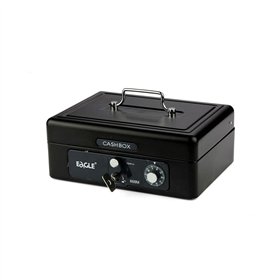 Cofre com Chave e Código Eagle 196x156x85mm Preto