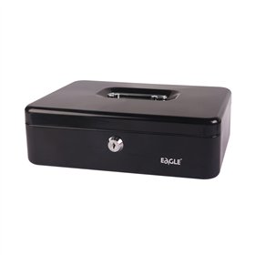 Cofre com Chave Eagle 262x192x82mm Preto