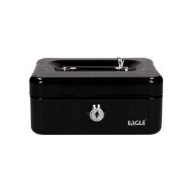 Cofre com Chave Eagle 153x120x70mm Preto