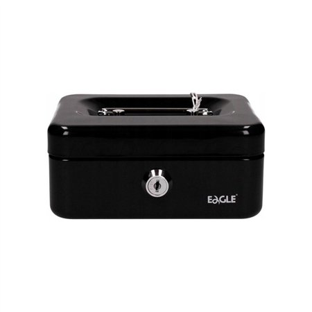 Cofre com Chave Eagle 153x120x70mm Preto