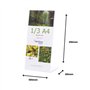Expositor Mesa 060x100x210mm 1/3 A4 em L Vertical
