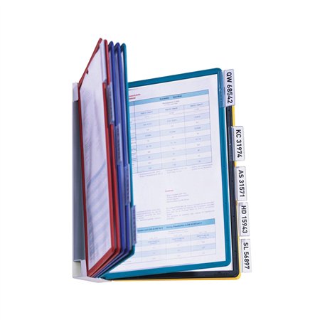 Expositor Suporte Parede 10 Bolsas Durable VarioWALL Sortido