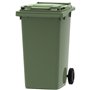 Contentor 240L Polietileno 2 Rodas c/Tampa Verde