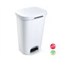 Contentor 50L Plástico Branco com Pedal