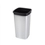 Contentor 60L Quadrado Cinza Cube sem Tampa