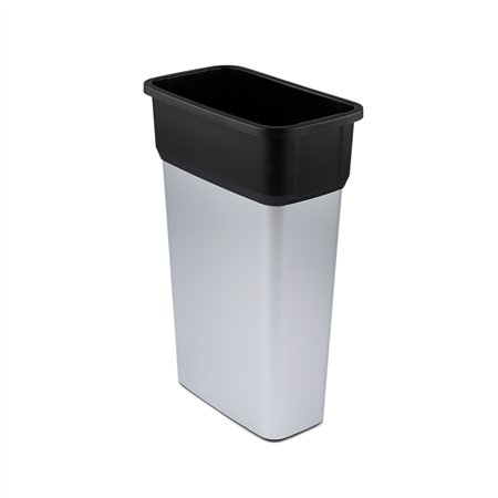 Contentor 70L Cinza/Preto Neo Ecosort sem Tampa