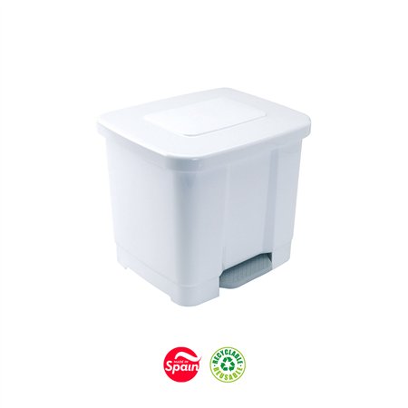 Contentor 35L Branco com Pedal