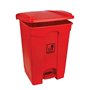 Contentor 45L Plástico Vermelho com Pedal
