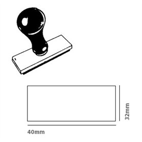 Pack Base Zinco Carimbo 40x32mm (13)+ Cabo Plástico 10un
