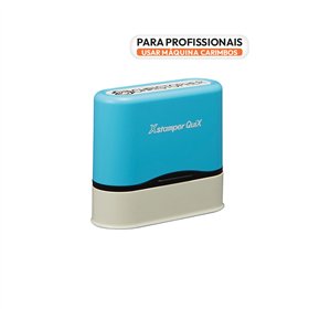 Carimbo Objetos PERSONALIZÁVEL Name Stamp Pack Azul