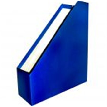 Porta Revistas 30x25x8cm Cartão Azul
