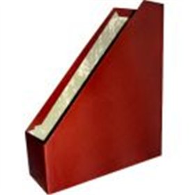 Porta Revistas 30x25x8cm Cartão Bordeaux
