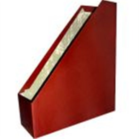 Porta Revistas 30x25x8cm Cartão Bordeaux