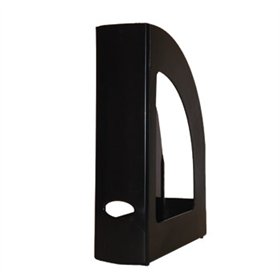 Porta Revistas 32x25x8cm Plástico Opaco Preto