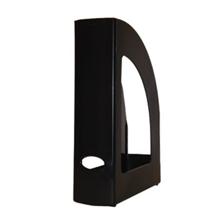Porta Revistas 32x25x8cm Plástico Opaco Preto