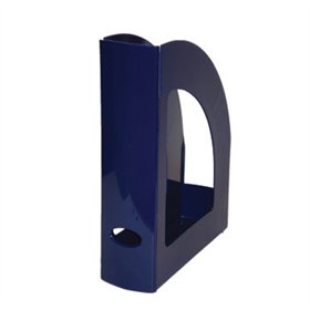 Porta Revistas 32x25x8cm Plástico Opaco Azul
