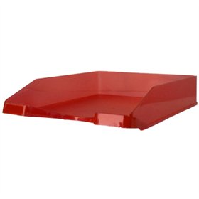 Tabuleiro Secretária Transparente Vermelho