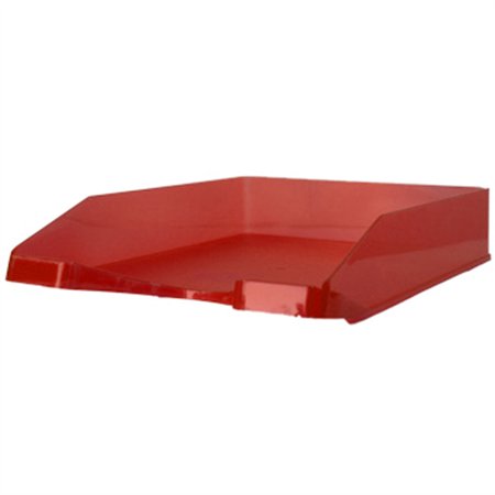Tabuleiro Secretária Transparente Vermelho