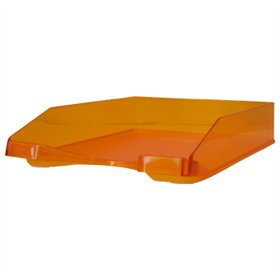 Tabuleiro Secretária Transparente Laranja