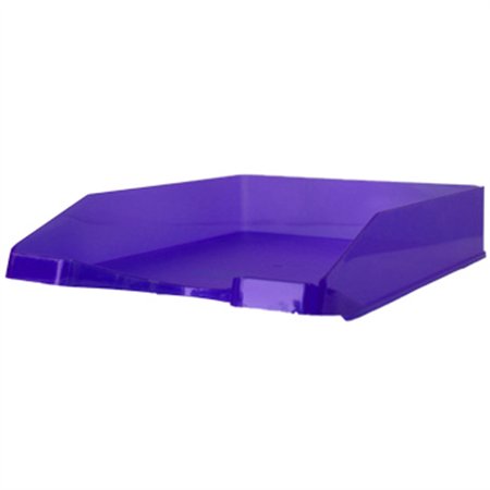 Tabuleiro Secretária Transparente Roxo