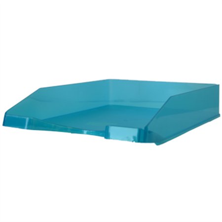 Tabuleiro Secretária Transparente Azul Turquesa